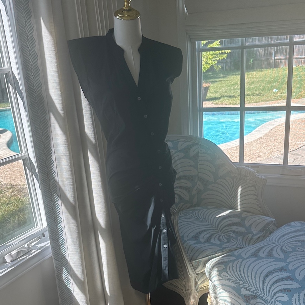 Veronica Beard Black Midi Dress